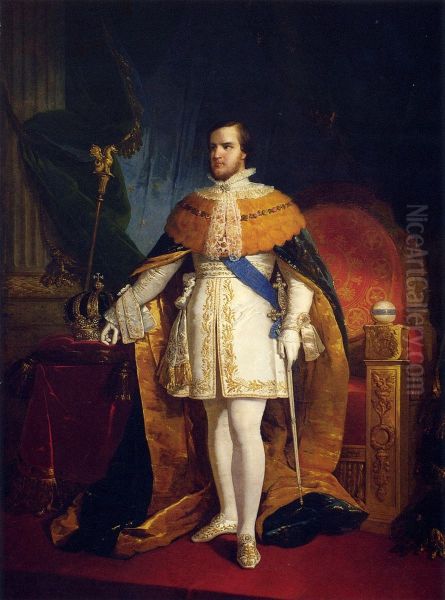 Dom Pedro II, Emperor of Brazil, at age 21. - view 1