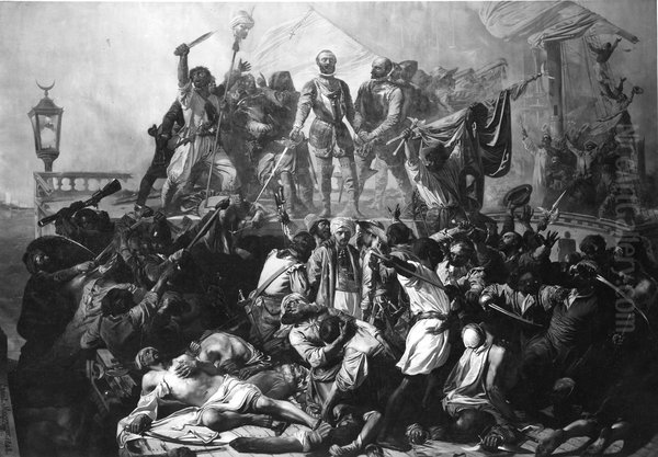 The battle of Lepanto - view 1