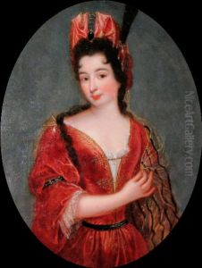 Portrait presume de Gabrielle de Rochechouart de Mortemart, soeur de Madame de Montespan by Francois de Troy