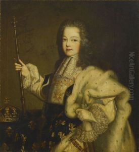 Louis XV, roi de France (1710-1774) by Hyacinthe Rigaud
