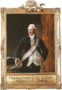 Portrait ofAlexander, Margrave of Brandenburg-Ansbach(1736-1806) by Naumann, Friedrich Gotthard