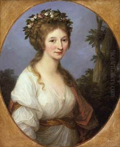 Portrait of Dorothea von Medem, Duchess of Courland