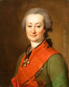 Portrait of FedorOrlov(1741-1796), Russian general