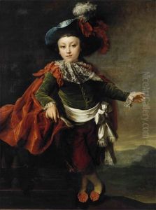 <<Portret F.P. Makerovskogo v maskaradnom kostume>>