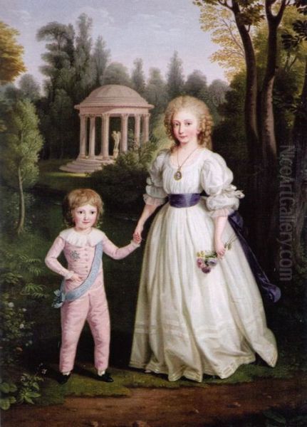Marie Therese and Louis Charles of France - view 1