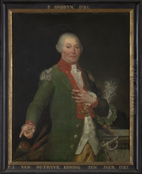 Portrait of P. J. Outryve, King of the Guild of Saint Sebastian of Bruges (1787) - view 1