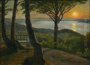 View from Dronningestolen, Munkebjerg, Vejle.