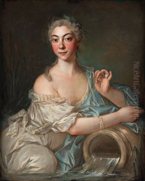 Portrait d'une dame de qualite en source - view 1