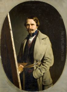 Self-portrait by Aleksander Raczynski