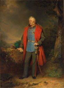 Field Marshal Count Johann Joseph Wenzel Radetzky of Radetz, full-length portrait