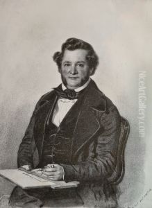 Bildnis Melchior Berri (1801-1854), Schweizer Architekt.
