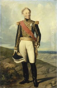 Portrait ofRemi Joseph Isidore Exelmans, Marechal De France (1775-1852) by Charles-Philippe Lariviere