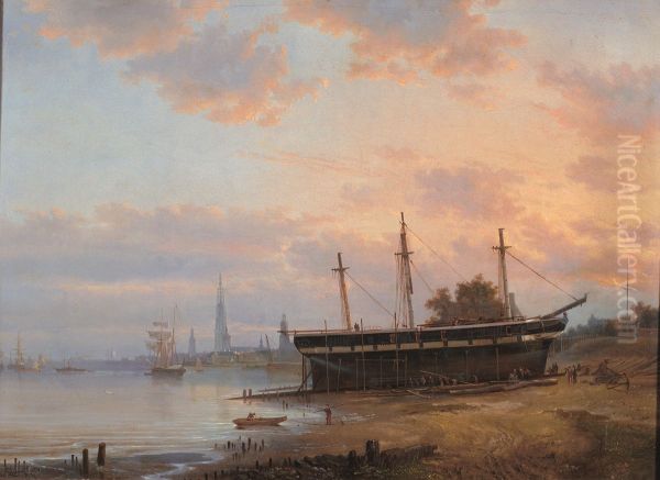 Belgian merchant navy frigate "Macassar" - view 1
