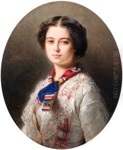 Portret Cecylii Lubomirskiej z Zamoyskich (1831-1904)