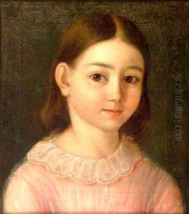 Portret dziewczynki w rozowej sukience