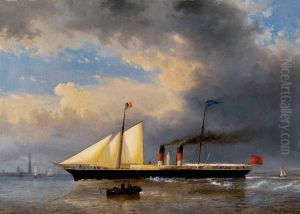 Paddle Steamer Cygnus (ship, 1854), built by James Henderson & Son, Renfrew