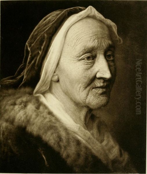 Head of an old woman - view 1