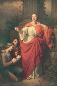 Portrait of Jadwiga Luszczewska (Diotima - Deotymy))