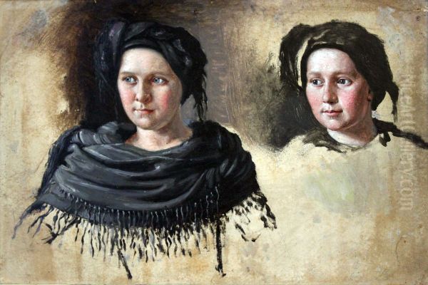 Two Frisian women from Fohr - view 1