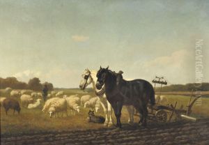The plough-team by Edward Woutermaertens