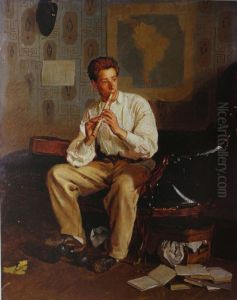 <<Portret V.E. Repina, muzykanta, brata hudoznika>> <<Portret V.E. Repina, muzykanta, brata hudoznika>>