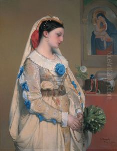 A Sicilian bride by Jean-Francois Portaels