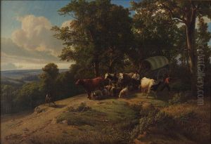 Off to the market by Louis Derickx