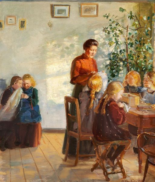 A sewing class. - view 1