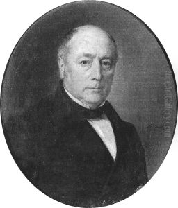 Friedrich Ludwig Effinger, Stadtprasident von Bern. by Johann Friedrich Dietler