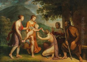 The Three Graces present Amor Philemon and Baucis