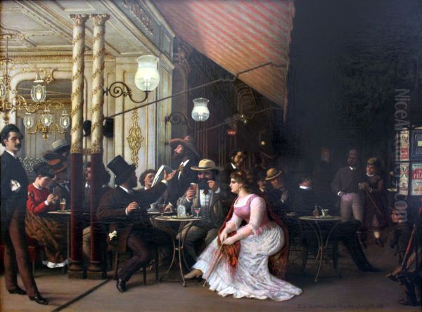 Parisian cafe - view 1