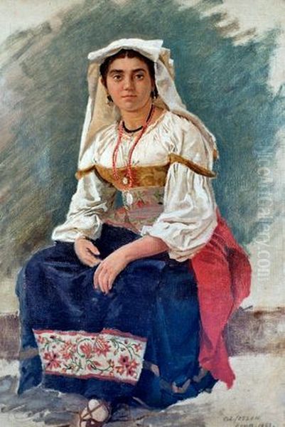 Roman woman - view 1