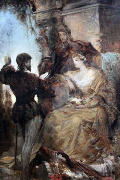 Tasso and Eleonore d'Este - view 1