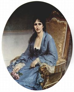 Ritratto della contessa Antonietta Negroni Prati Morosini by Francesco Hayez