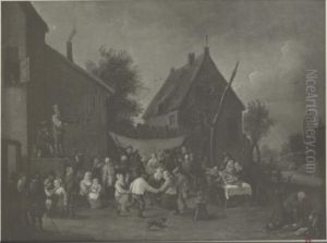 A Peasant Wedding by David Teniers the Younger