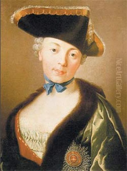 Portrait of Catherine II as Grand Duchess - view 1