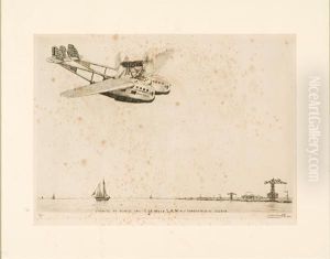 L' S.71 Della S.a.m. Sorvola Le Alpi by Antonio Carbonati