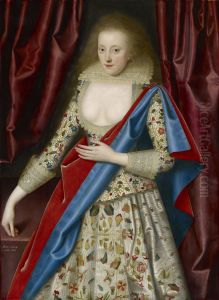 Portrait of a lady in masquing dress, possibly Jane, Lady Thornhagh (d. 1660)