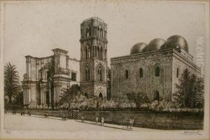 Veduta Di Santa Maria Dell"" Ammiraglio A San Cataldo by Antonio Carbonati