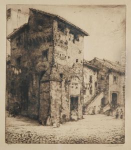 Piazza Santa Cecilia by Antonio Carbonati
