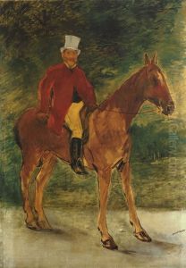 Cavalier (Portrait equestre de M. Arnaud) by Edouard Manet