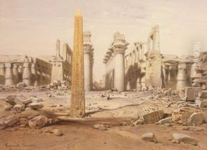 Die Ruinen des Karnak-Tempels