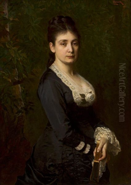 Portrait of Mina Fajans (1841-1933). - view 1