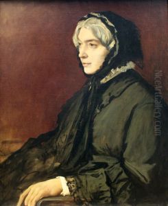 The Artist's Step-mother, Henriette Feuerbach by Anselm Friedrich Feuerbach