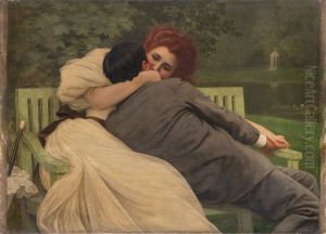 The Kiss by Jan van Beers