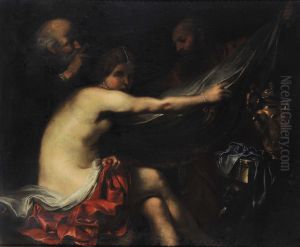 Visitazione A Sant'anna by Giovanni Bernardo Carbone