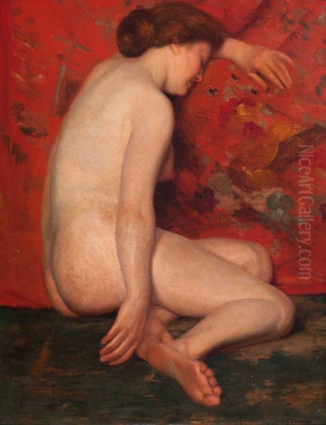 Seated nude. - view 1