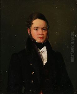 Portrait of Assistenshusforvalter Holm.