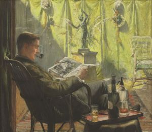 A gentleman at leisure by Charles Van Havermaet