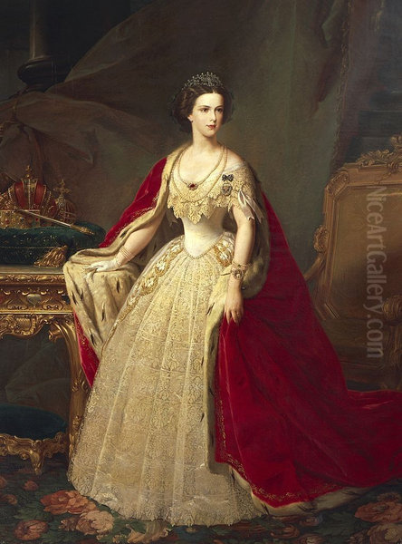 Portrait of Elisabeth, Empress of Austria - view 1